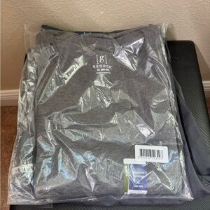 Bundle George Charcoal Grey Heather Crew Tee and Cargo Shorts